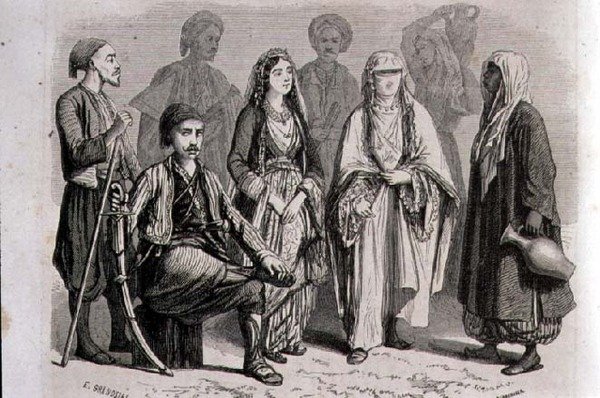 فستان الأناضول في ستينيات القرن التاسع عشر ، نقش بواسطة ستيفان بانميكر (1847-1930) (نقش) بواسطة بيير يوجين (بعد) Grandsire