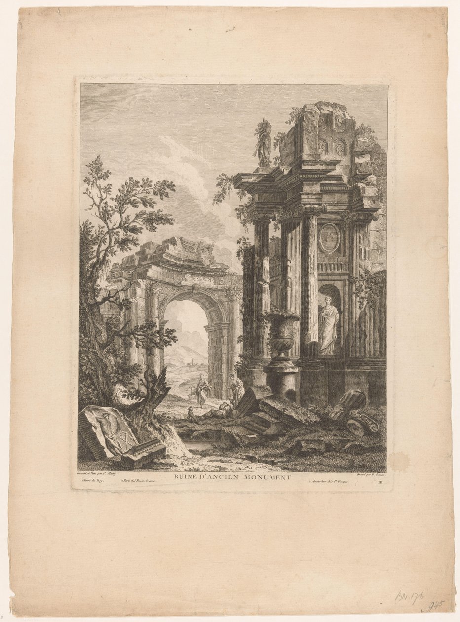 خراب نصب تذكاري قديم نصب Ruine d