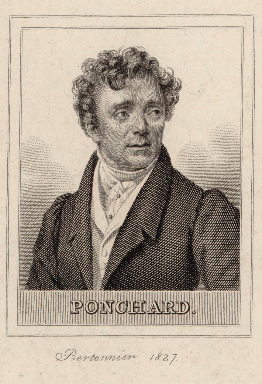 صورة لمغني الأوبرا لويس أنطوان إليونور بونشارد 1787-1866 ، 1827. بواسطة بيير فرانسوا بيرتونييه