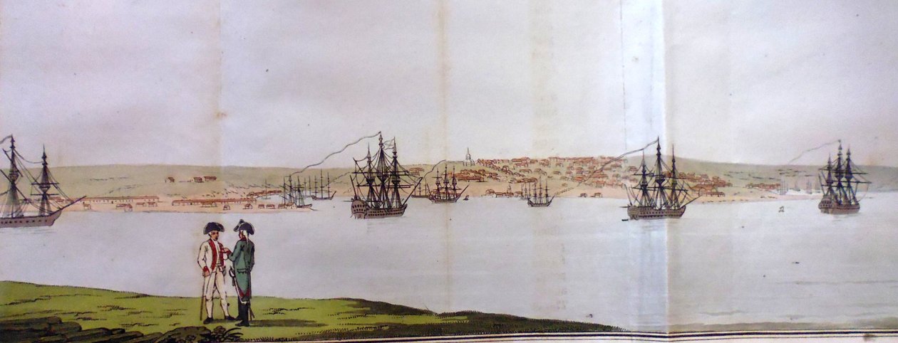 ميناء سيفاستوبول. من رحلات عبر المقاطعات الجنوبية للإمبراطورية الروسية في 1793 و 1 بواسطة بيير فرانسوا تارديو