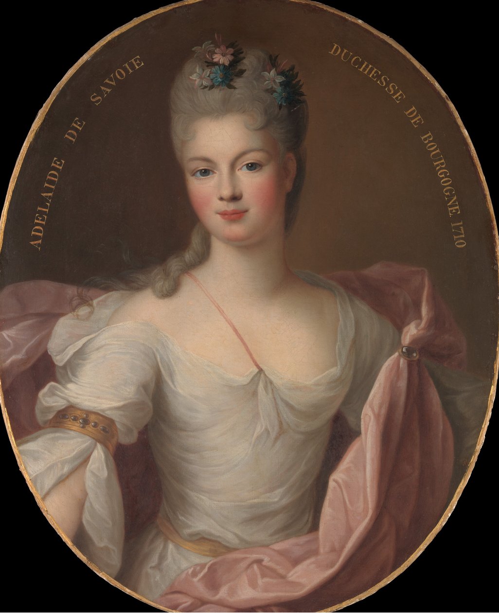 ماري Adéla dede de Savoie 1685-1712 ، دوقة بورجوندي ، 1710. بواسطة بيير جوبيرت