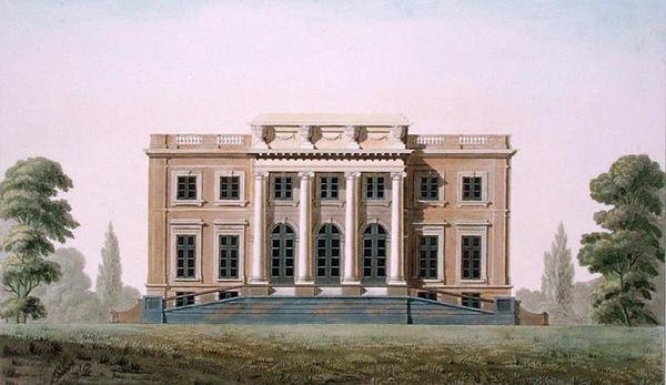 قصر Wannegem بالقرب من Oudenaarde ، من "اختيار المعالم الأثرية الأكثر شهرة ، الصروح والمنازل في مملكة هولندا" بقلم بيير جاك جوتغبور ، نُشر عام 1827 (أكواتينت) (انظر أيضًا 189235) بواسطة بيير جاك جوتجيبور