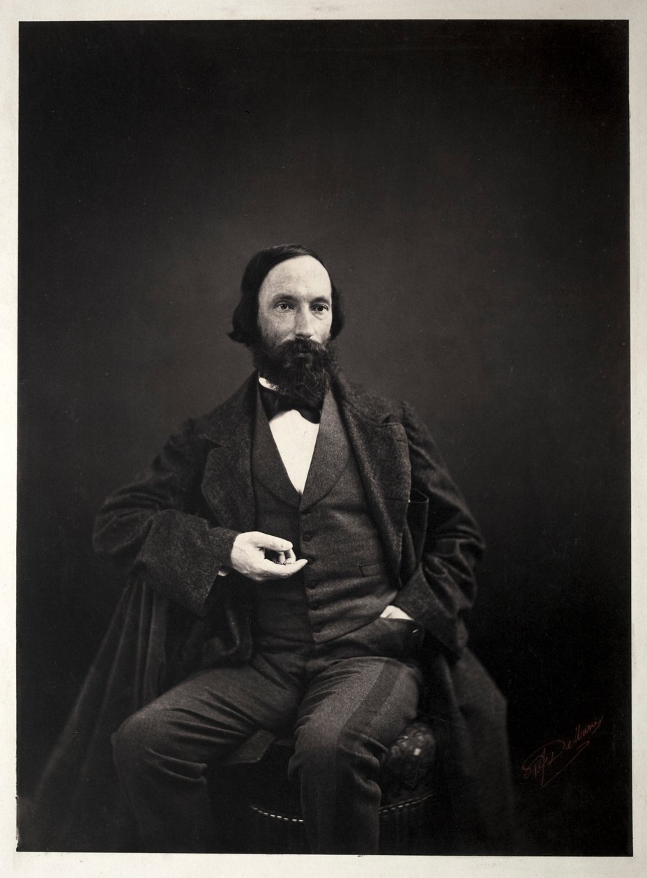 أوغست فاكويري ، ج. 1860. بواسطة بيير جان ديلبار