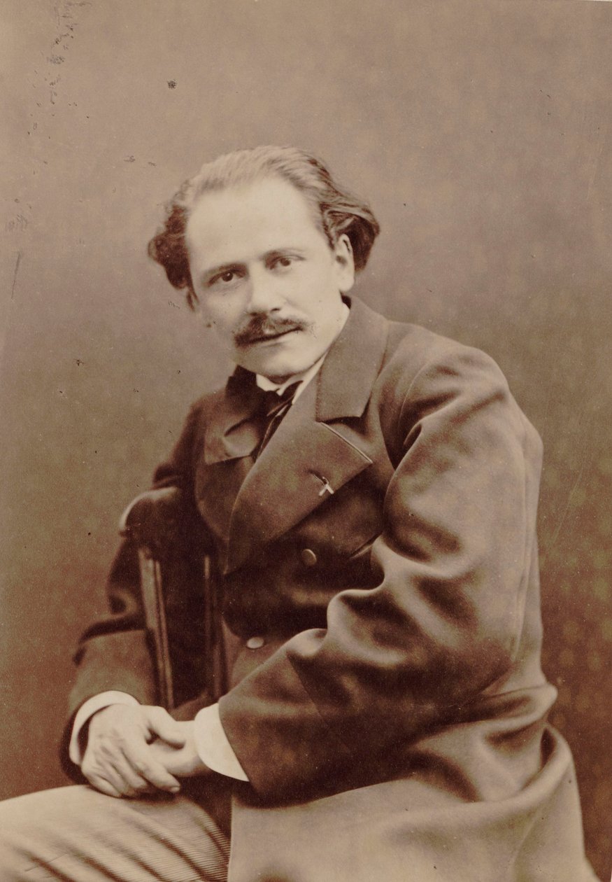 صورة للمؤلف الموسيقي جول ماسينت 1842-1912 ، 1880. بواسطة بيير لانيث بيتي