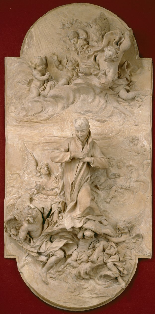 S. Luigi Gonzaga in Glory ، حوالي عام 1696 (الطين) بواسطة بيير ليجروس