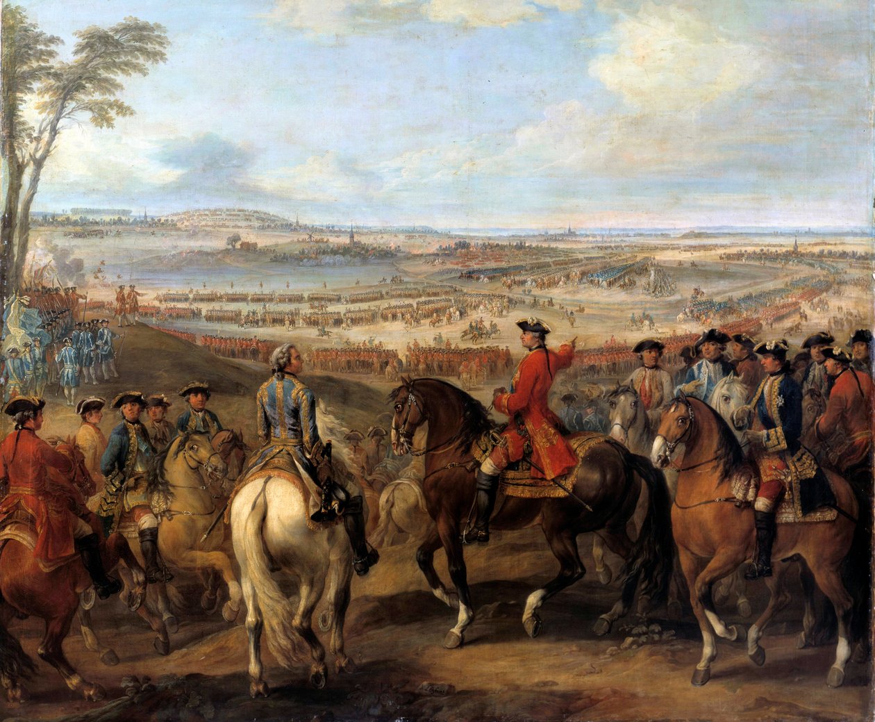 حرب خلافة النمسا (1740-1748): "" معركة لوفيلد ، 2 يوليو بواسطة بيير لينفانت
