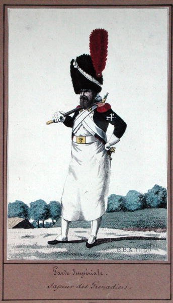 الحرس الإمبراطوري ، Sapper of the Grenadiers بواسطة بيير ماليفر