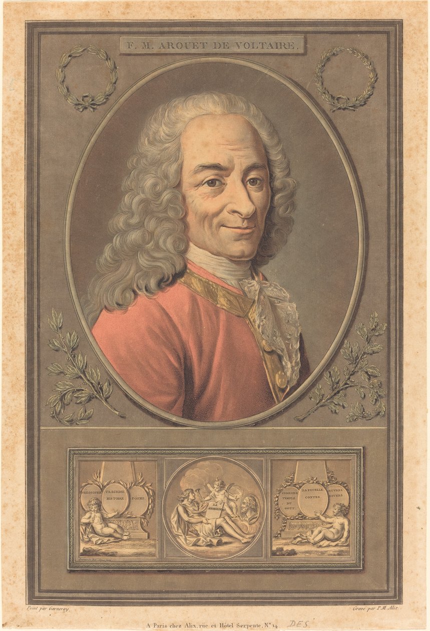 FM Arouet de Voltaire. بواسطة بيير ميشيل أليكس