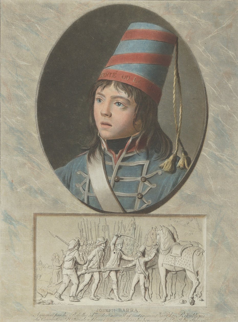 جوزيف بارا بعد F. Garnerey ، كاليفورنيا. 1795. بواسطة بيير ميشيل أليكس