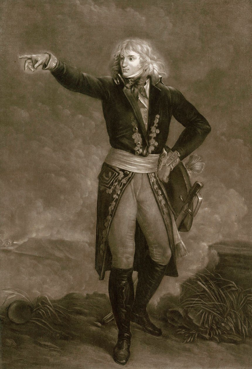نابليون بونابرت بشكل عام قائد الجيش الإيطالي (1796-1797) - نقش بيير ميشيل (بيير ميشيل) أليكس (1762-1817) بواسطة بيير ميشيل أليكس