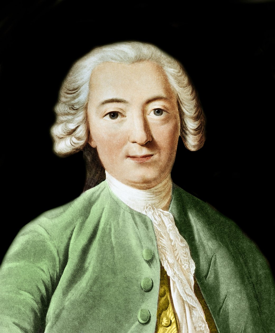 نقش بورتريه لكلود-أدريان هيلفيتيوس (1715-1771) فيلسوف إنجليزي - نقش بعد بيير ميشيل أليكس بواسطة بيير ميشيل أليكس