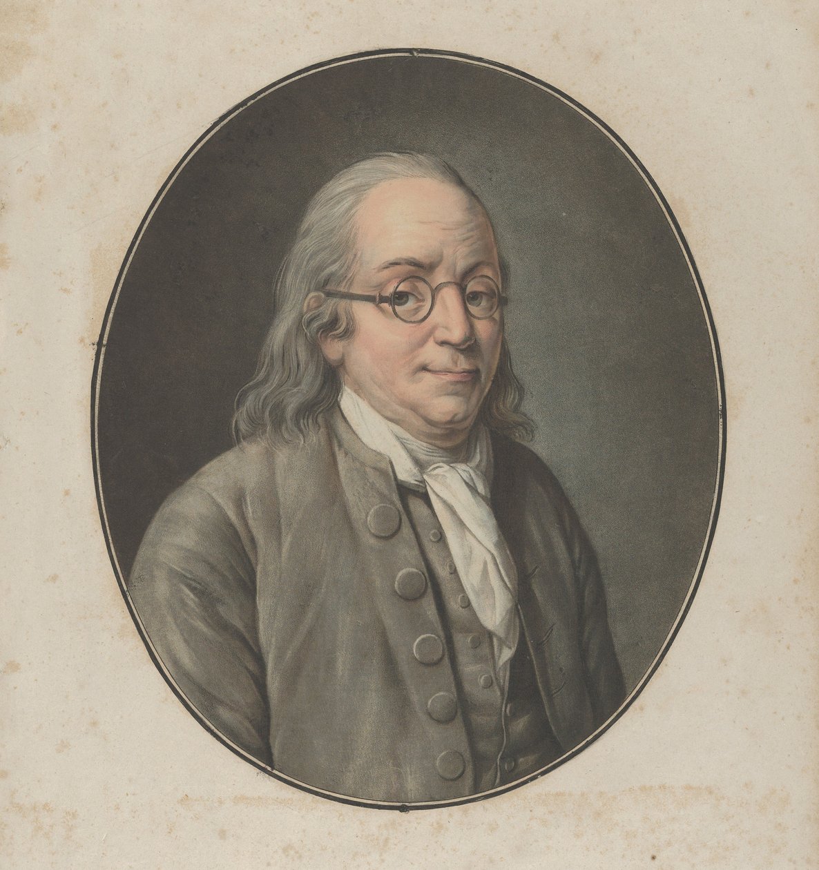 صورة لفرانكلين ، بعد فانلو ، كاليفورنيا. 1795. بواسطة بيير ميشيل أليكس