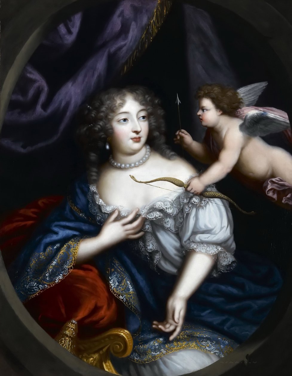 فرانسواز أتينيس دي روششوارت ، ماركيز دي مونتيسبان 1640-1707 بواسطة بيير مينارد