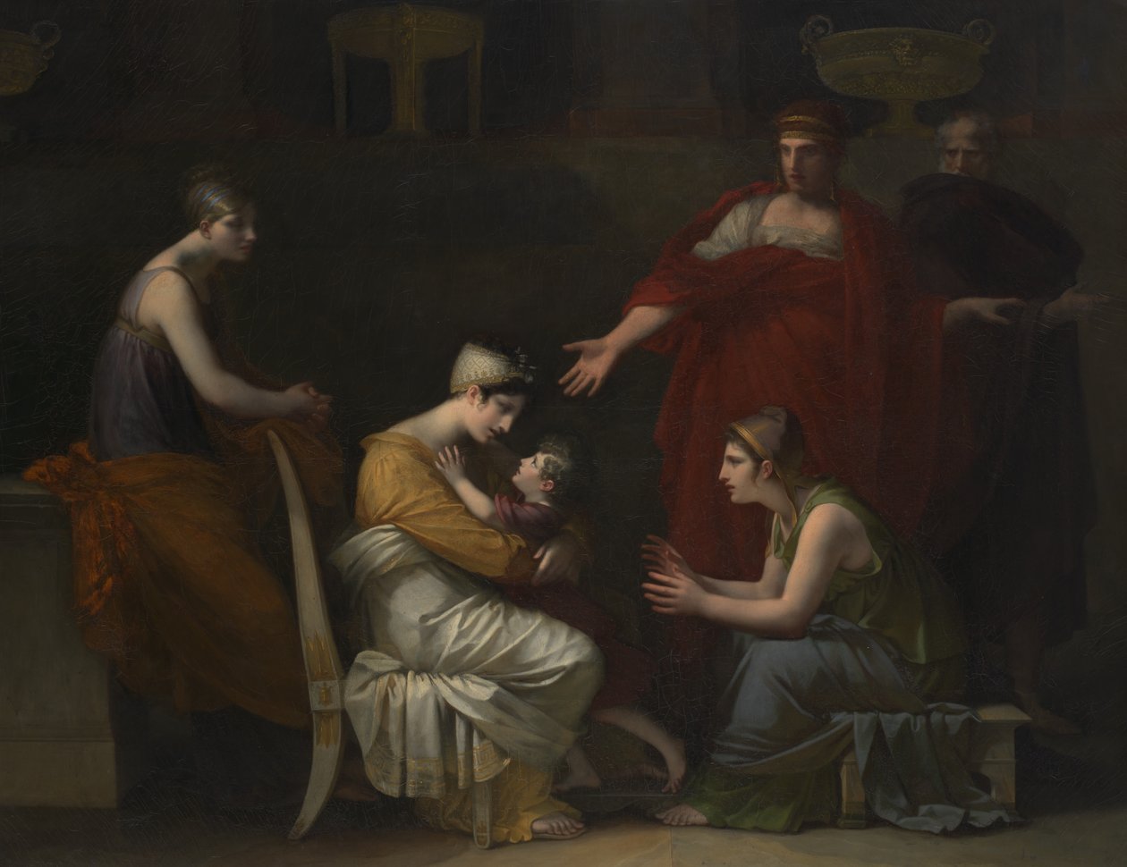 Andromache و Astyanax، 1813-17، 1823-24. بواسطة بيير بول برودون
