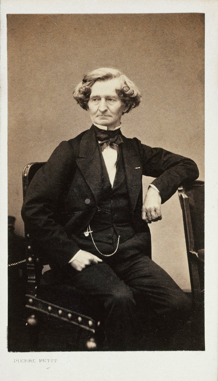 صورة للمؤلف هيكتور بيرليوز 1803-1869 ، حوالي 1860. بواسطة بيير بيتيت