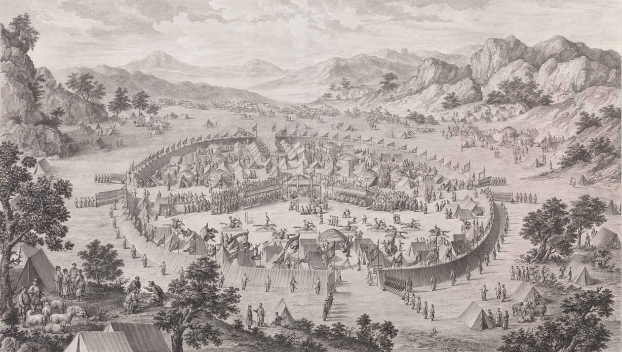 استسلام خان بدخسان 1772. بواسطة بيير فيليب شوفارد