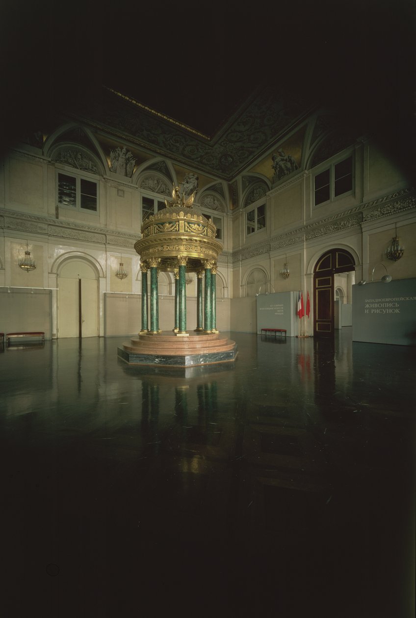 Model of a temple rotunda بواسطة بيير فيليب تومير