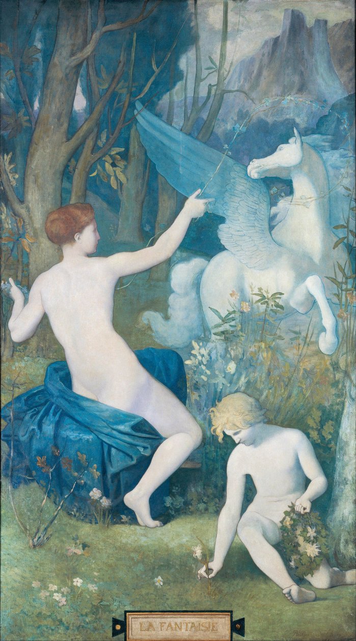 الخيال من قبل Puvis de Chavannes ، بيير سيسيل (1824-1898) بواسطة بيير بوفيس دي شافان