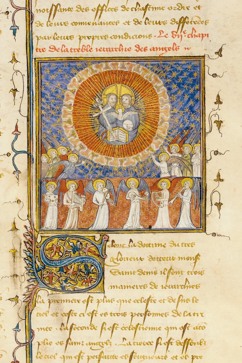 تفاصيل صفحة من "De Proprietatibus Rerum" بواسطة Bartholomeus Anglicus ، في الترجمة الفرنسية لـ Jean Corbechon ، c.1390 بواسطة بيير ريميت