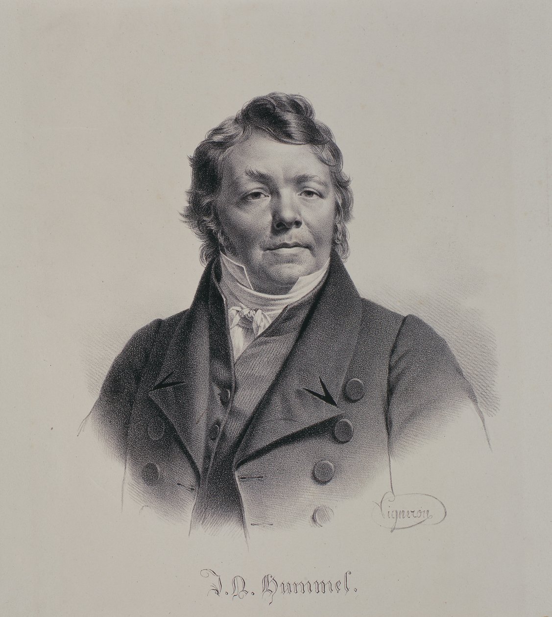 يوهان نيبوموك هاميل (1778-1837) بواسطة بيير روش فيجنرون