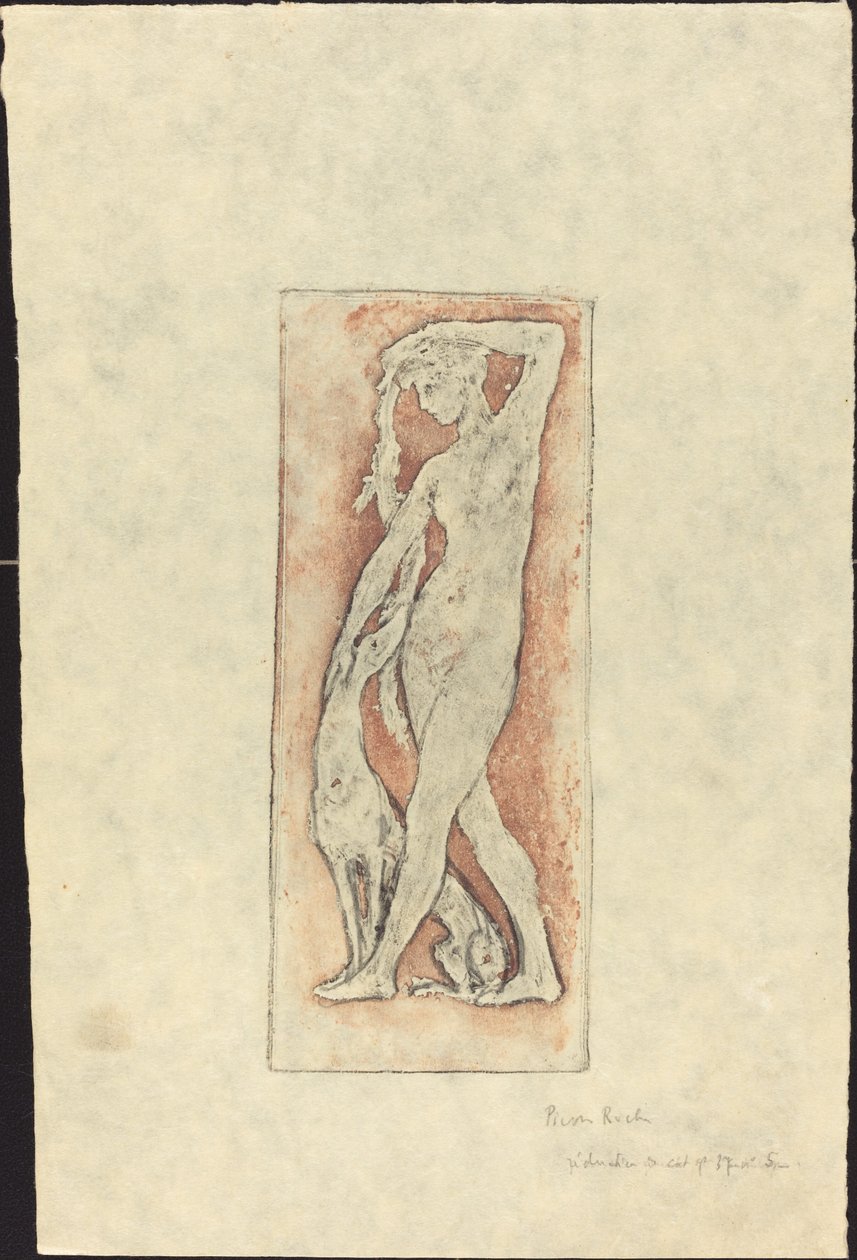 Diane au levrier (Diana and a Greyhound) بواسطة بيير روش