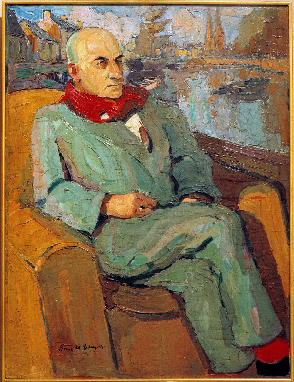 صورة لماكس جاكوب (1876-1944). رسم بيير دي بيلاي (1890-1947) ، القرن العشرين. أورليانز ، متحف الفنون الجميلة. بواسطة بيير دي بيلاي