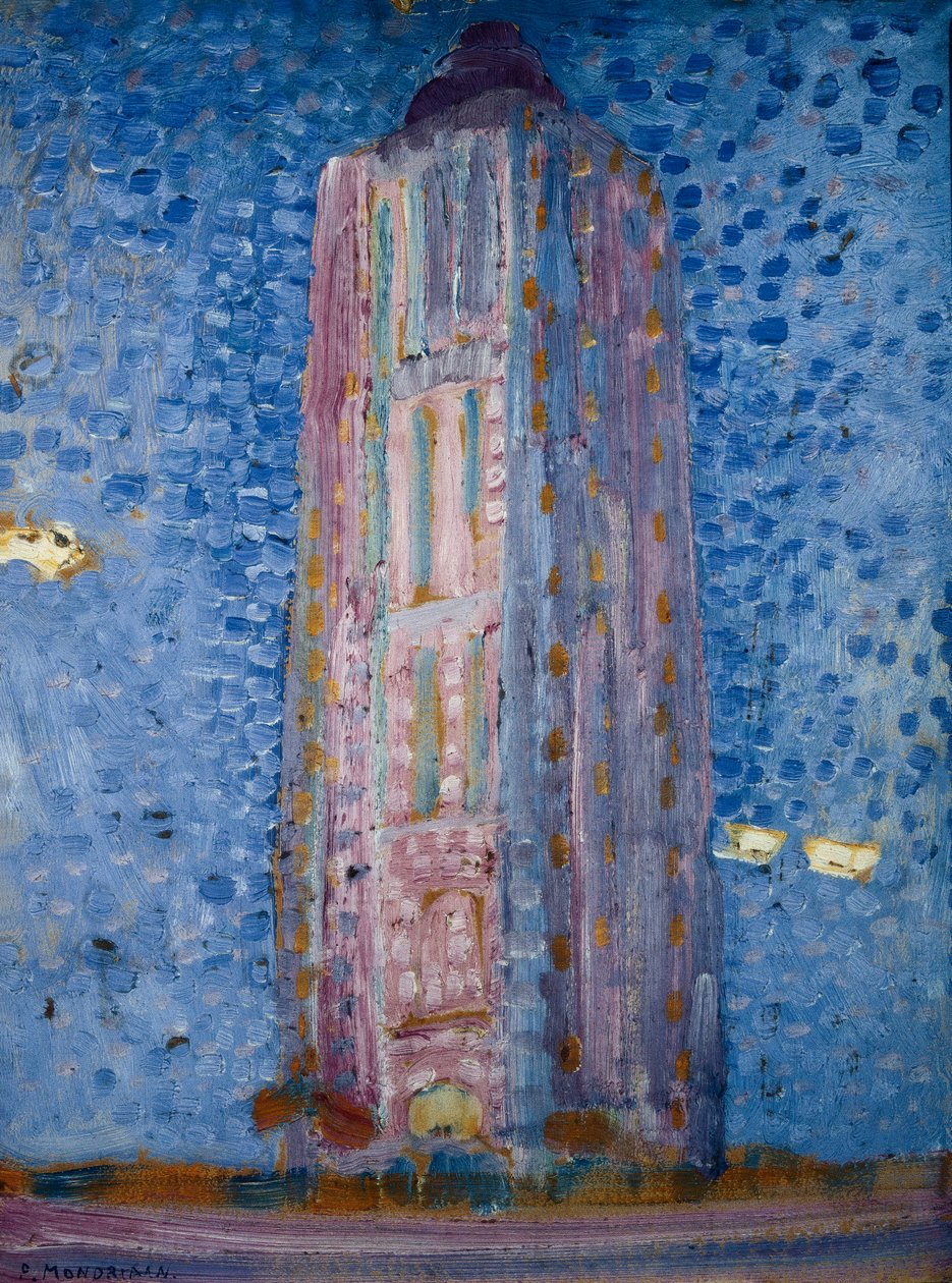 Le phare de Westkapelle بواسطة بيت موندريان