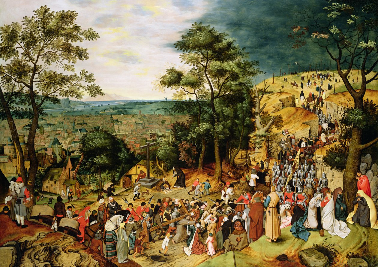 المسيح على الطريق إلى الجلجثة ، 1607 (لوحة) بواسطة بيتر بروغل الأصغر