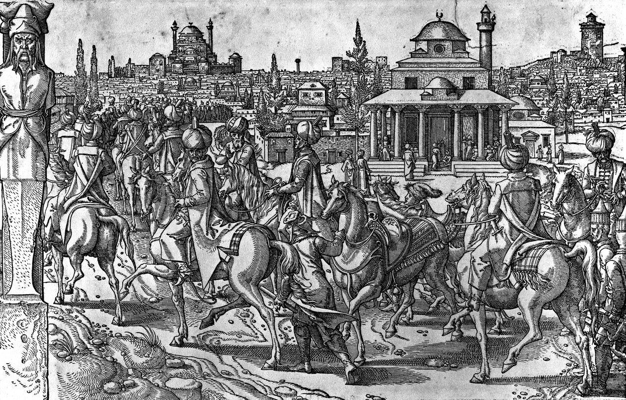 الجمارك وآداب الأتراك ، 1553 (انظر أيضًا 476246) بواسطة بيتر كويك فان إيلست
