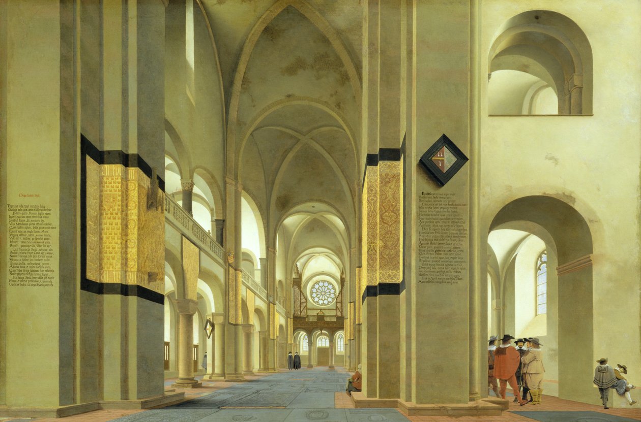 داخل Marienkirche في أوترخت ، 1638 بواسطة بيتر جانزون ساونريدام