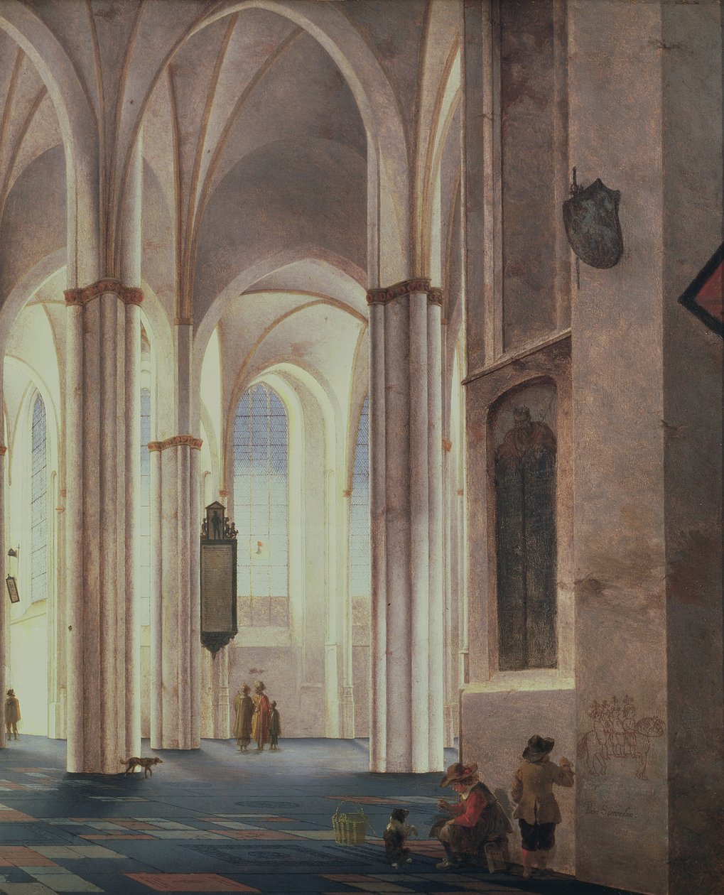 داخل Buurkerk في أوتريخت ، 1644 بواسطة بيتر جانزون ساونريدام