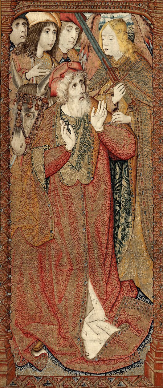 انتصارات والدة الإله أو العصافير الذهبية ، حوالي 1500 - 02 (نسيج) بواسطة بيتر (Attr. to) Coecke van Aelst