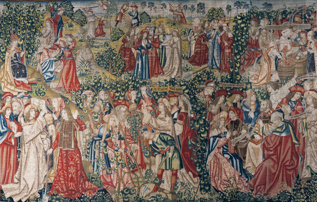 مثل عمال الكرم حوالي 1500 (نسيج) بواسطة بيتر (استوديو) Coecke van Aelst
