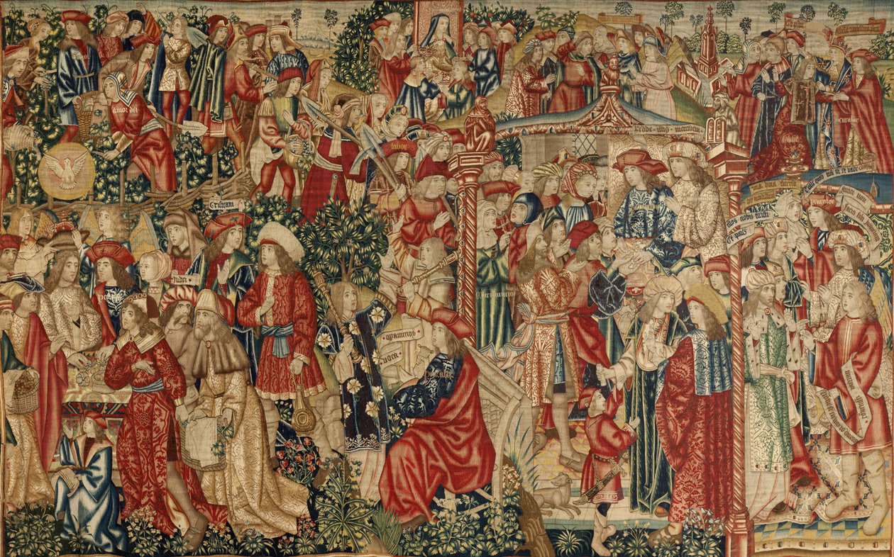 مثل عمال الكرم حوالي 1500 (نسيج) بواسطة بيتر (استوديو) Coecke van Aelst