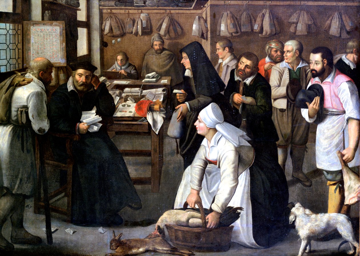 بيع الطبيعة ، c1584-1637 بواسطة بيتر بروغل الأصغر