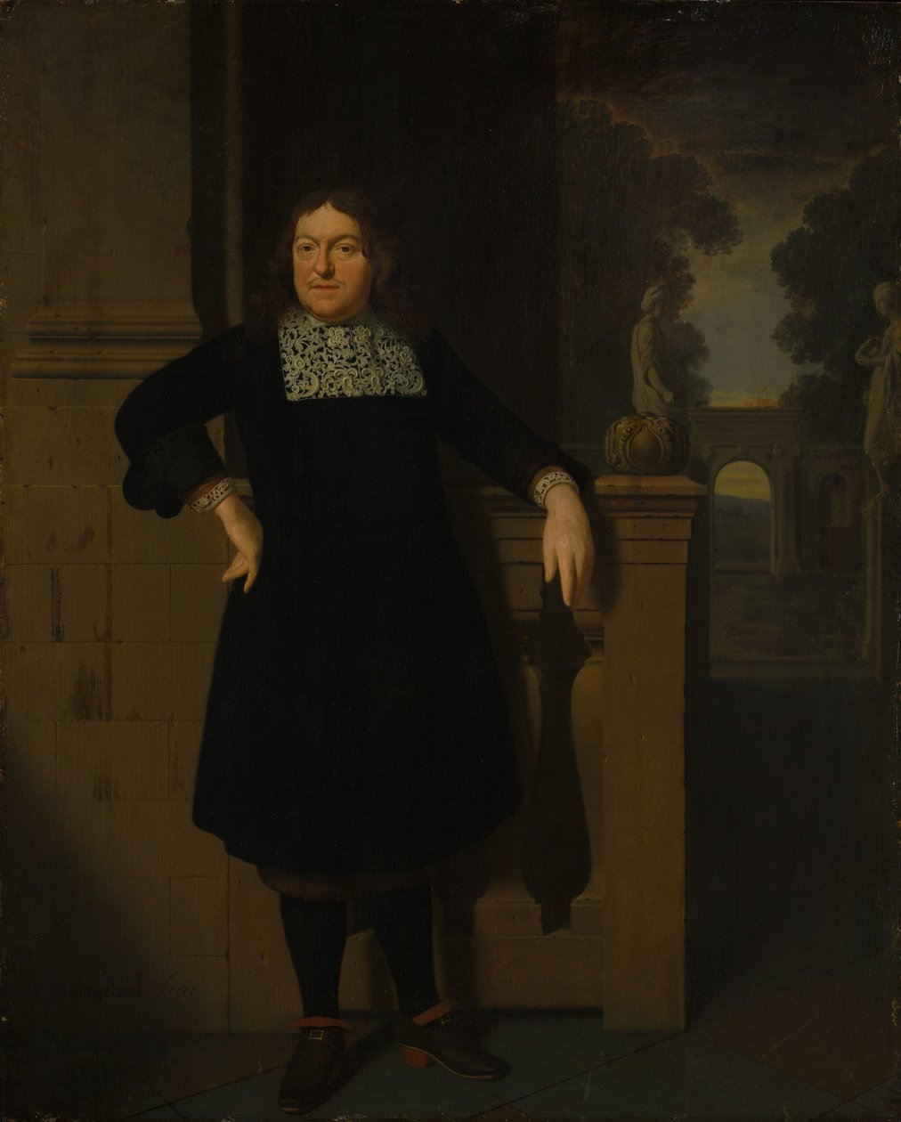 يوهان هولشوت 1623-1687 ، كاليفورنيا. 1670 أو بعد ذلك بقليل. بواسطة بيتر كورنيليش. فان سلينجلاند