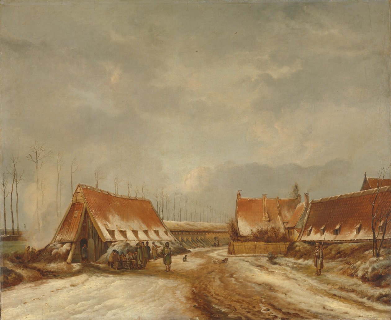 The Casemates قبل Naarden ، 1814 بواسطة بيتر جيراردوس فان أوس