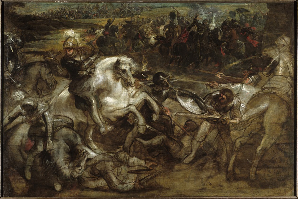 هنري الرابع في معركة إيفري ، 1628-1630. بواسطة بيتر بول روبنز