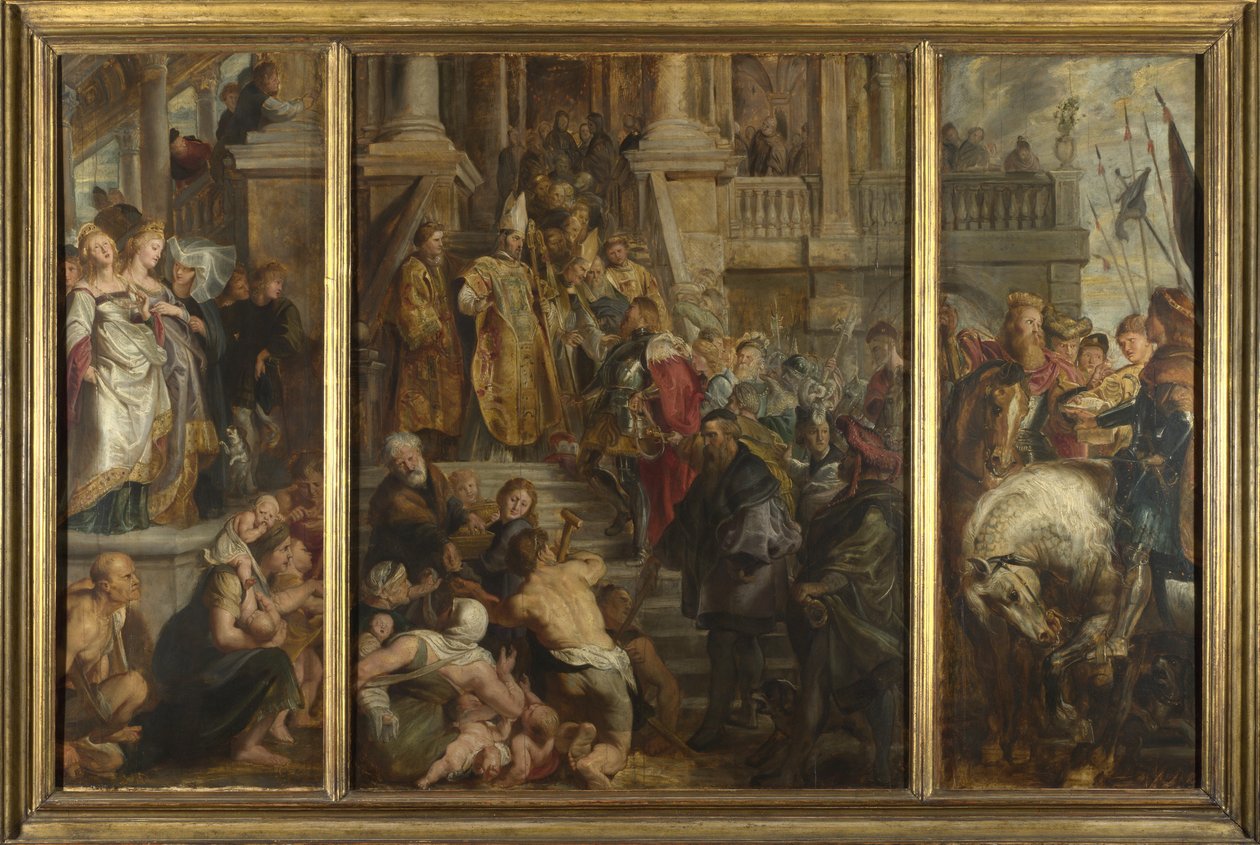 Sketch for High Altarpiece ، سانت بافو ، جنت ، 1612 بواسطة بيتر بول روبنز