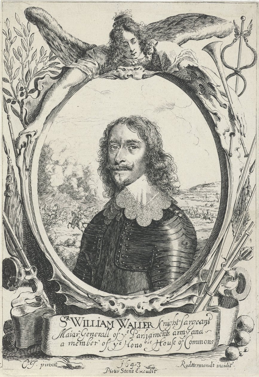 Portret van Sir William Waller بواسطة بيتر روترموندت