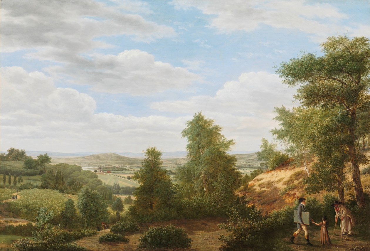 منظر لوادي Montmorency بالقرب من Saint-Leu-la-Forêt منظر لسهل Montmorency بالقرب من Saint-Leu-la-Forêt بواسطة بيتر رودولف كلاين