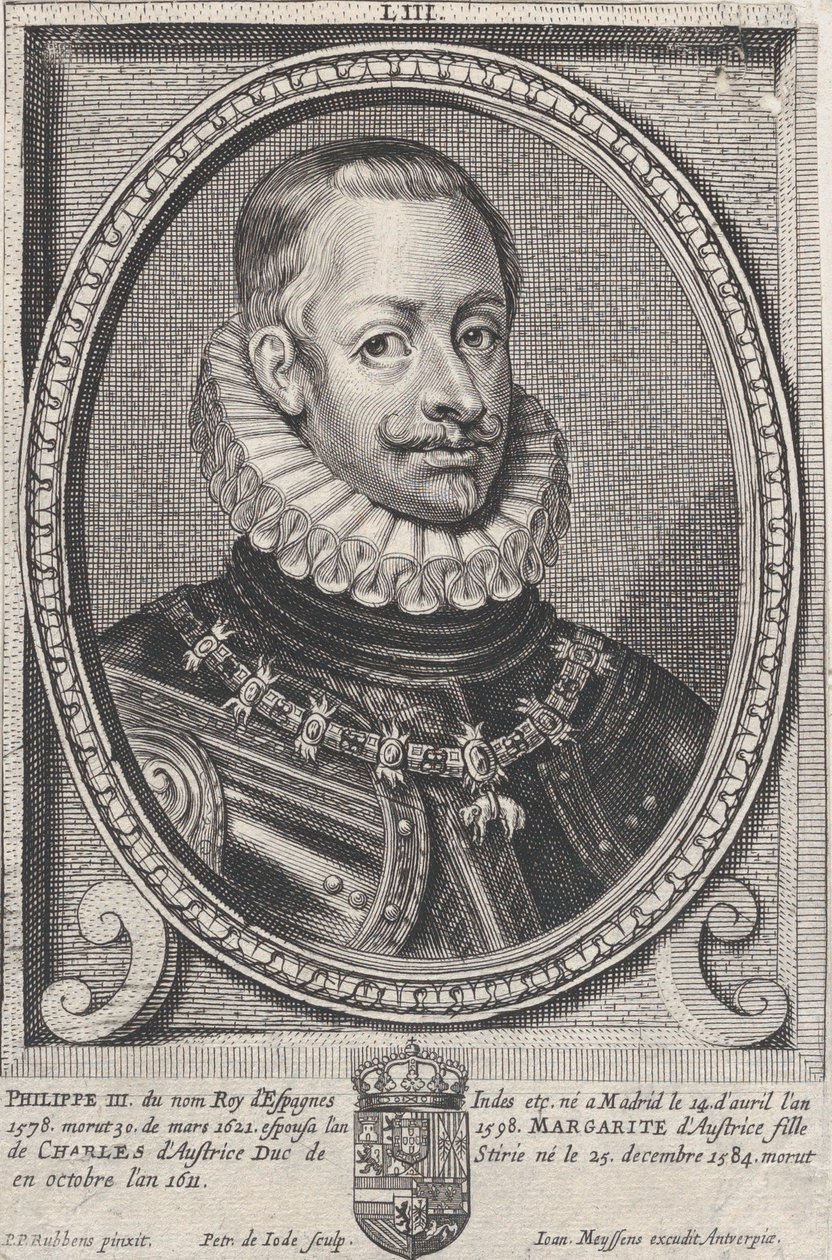 صورة لفيليب الثالث ، ملك إسبانيا ، كاليفورنيا. 1650. بواسطة بيتر دي جود الثاني