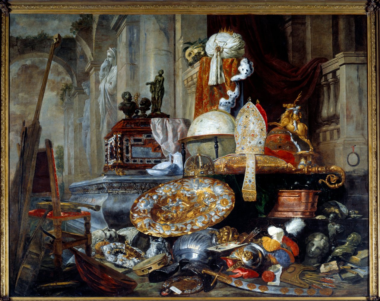 رمزية من الغرانيت في العالم. لوحة بيتر بول (1622-1674) Ec. Flam. بواسطة بيتر أو بيتر بويل