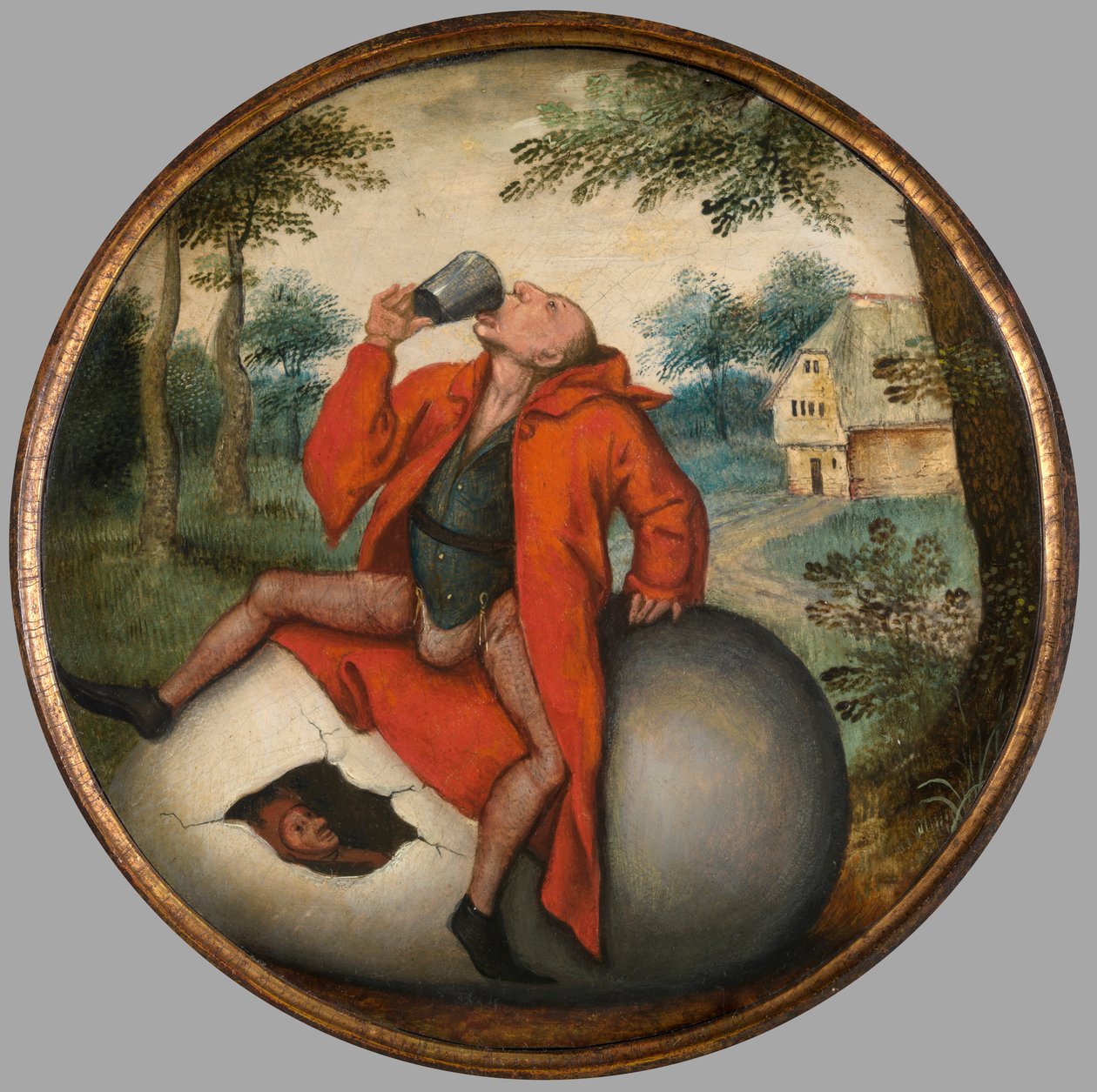 مثل فلمنكي، c.1594 (زيت على لوح) بواسطة بيتر الأصغر Bruegel