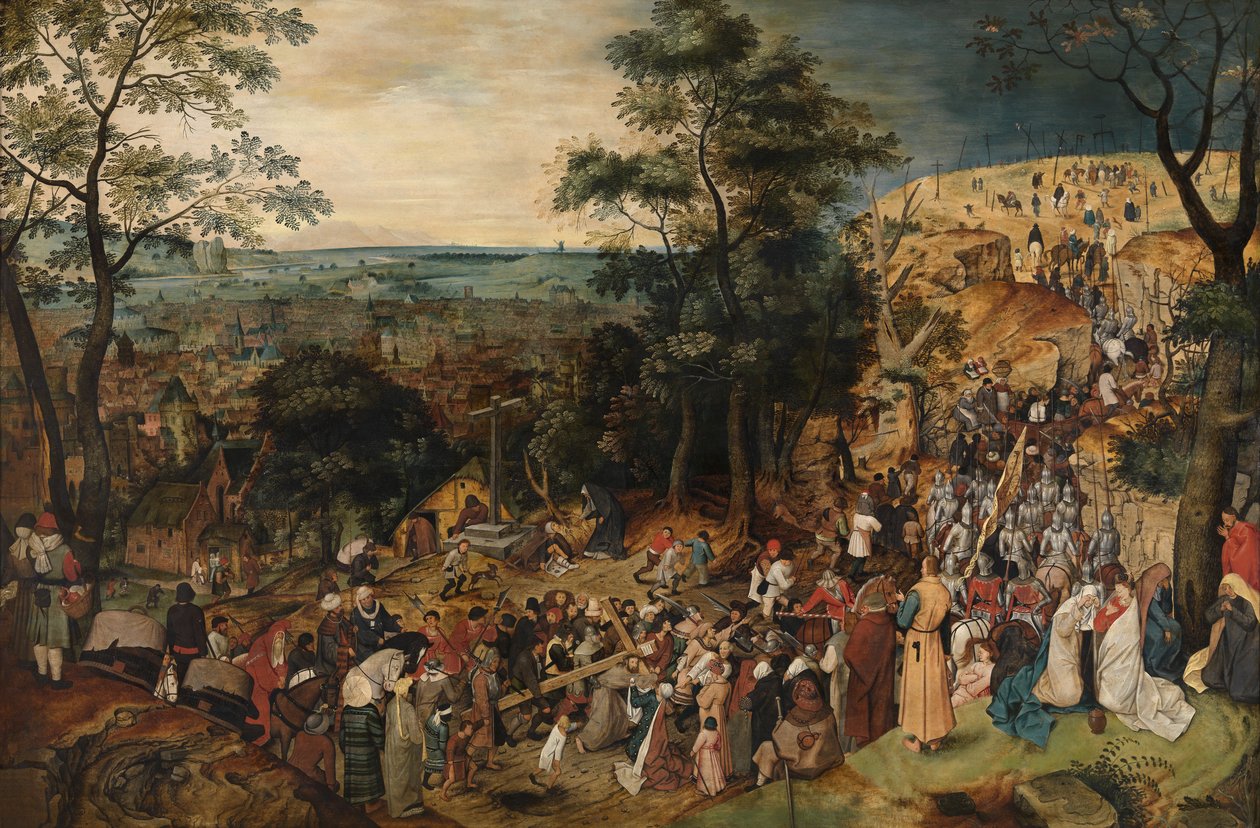 المسيح يحمل الصليب بواسطة بيتر الأصغر Bruegel