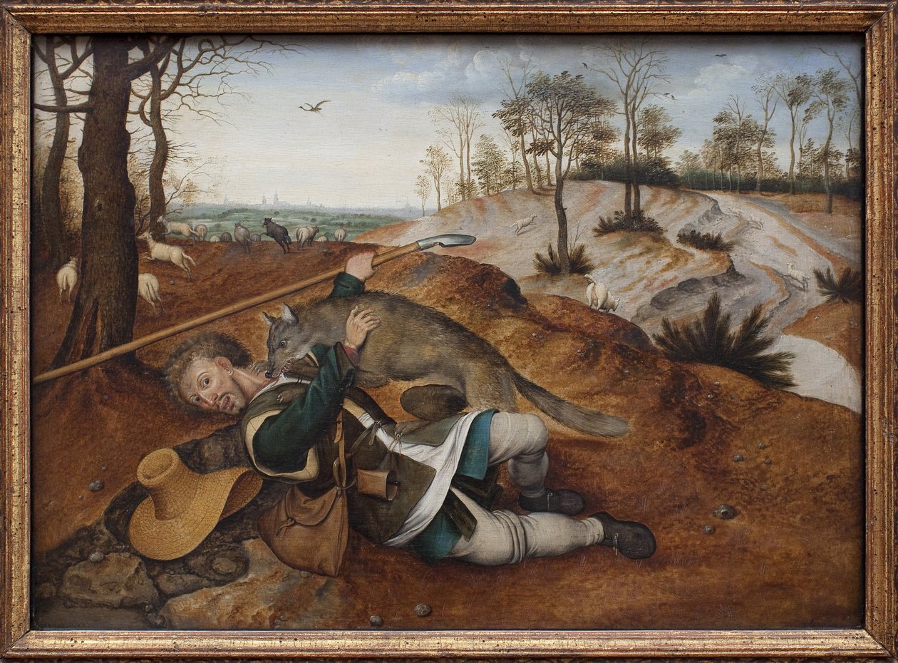 قس جيد. لوحة بيتر بروغل الثاني (1564-1638) ، زيت على خشب بواسطة بيتر الأصغر Bruegel