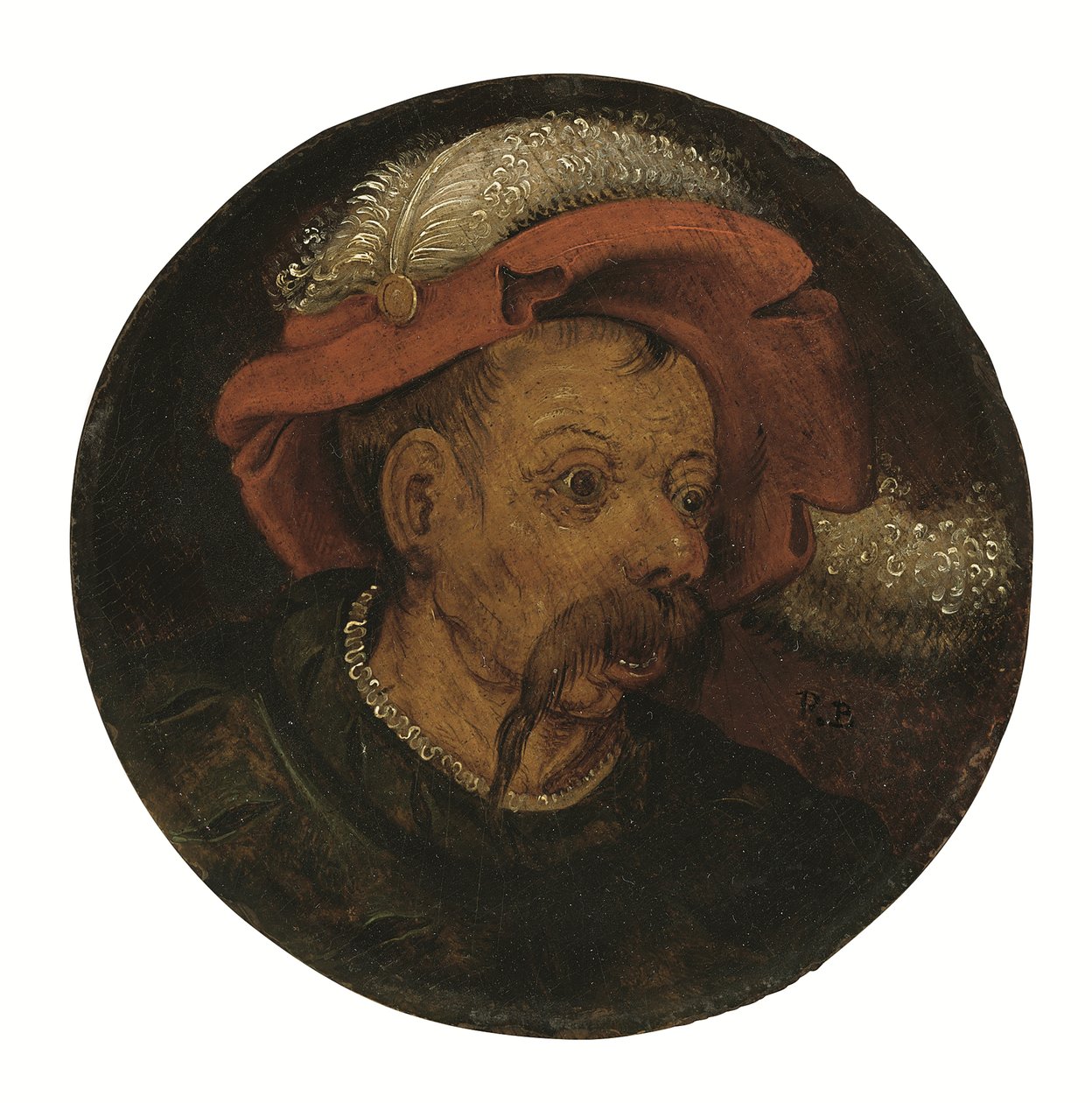 رأس لاندسكنخت (زيت على لوح) بواسطة بيتر الأصغر Bruegel