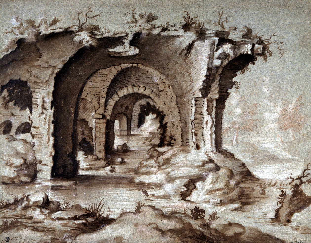 أطلال Colisee في روما بواسطة Pierre Breughel dit d'Hell بواسطة بيتر الأصغر Bruegel
