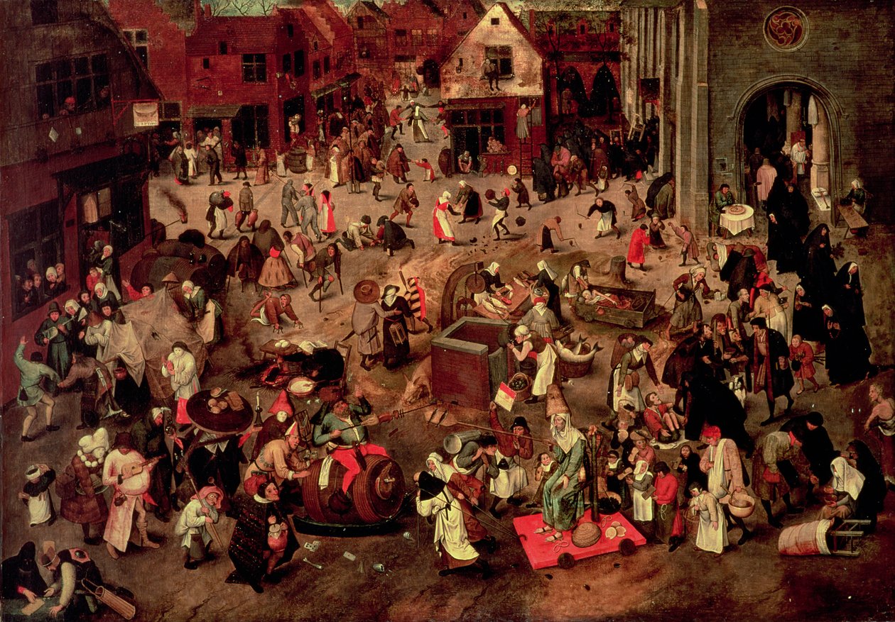الصدام بين كاريم وماردي غرا بواسطة بيتر الأصغر Bruegel