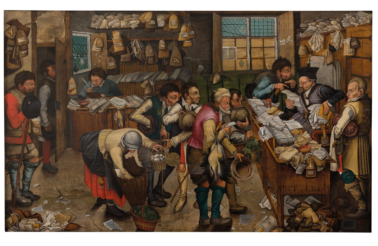 دفع العشور (زيت على لوح) بواسطة بيتر الأصغر Bruegel